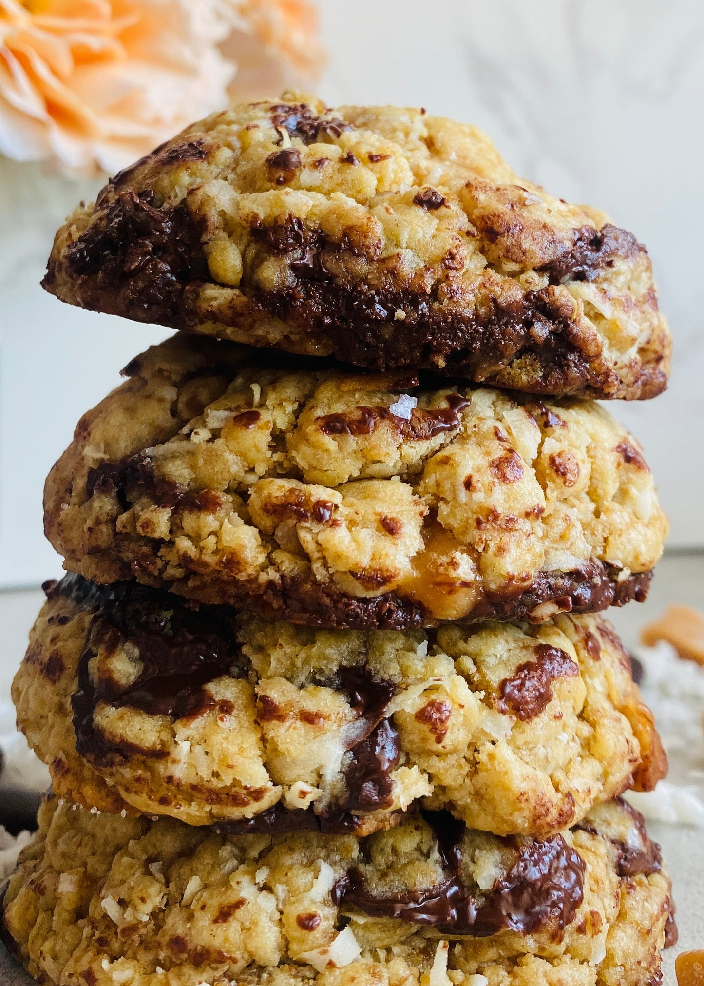 Caramel Coconut Chocolate Chip Cookies