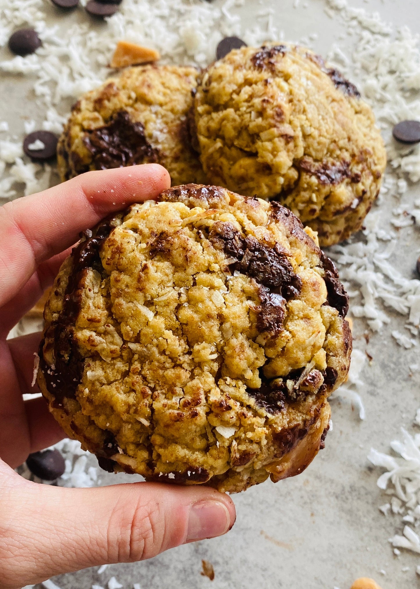 Caramel Coconut Chocolate Chip Cookies
