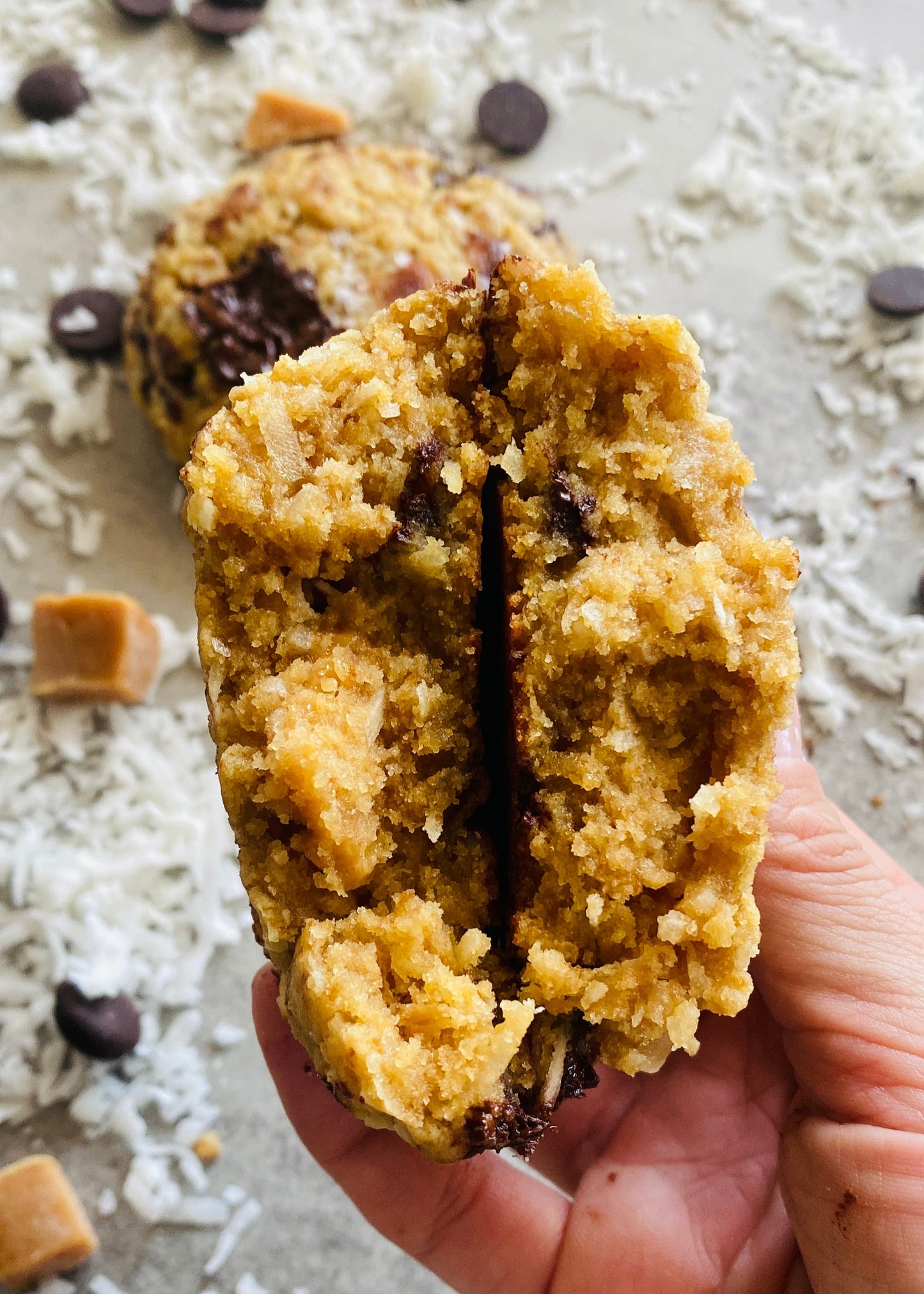 Caramel Coconut Chocolate Chip Cookies