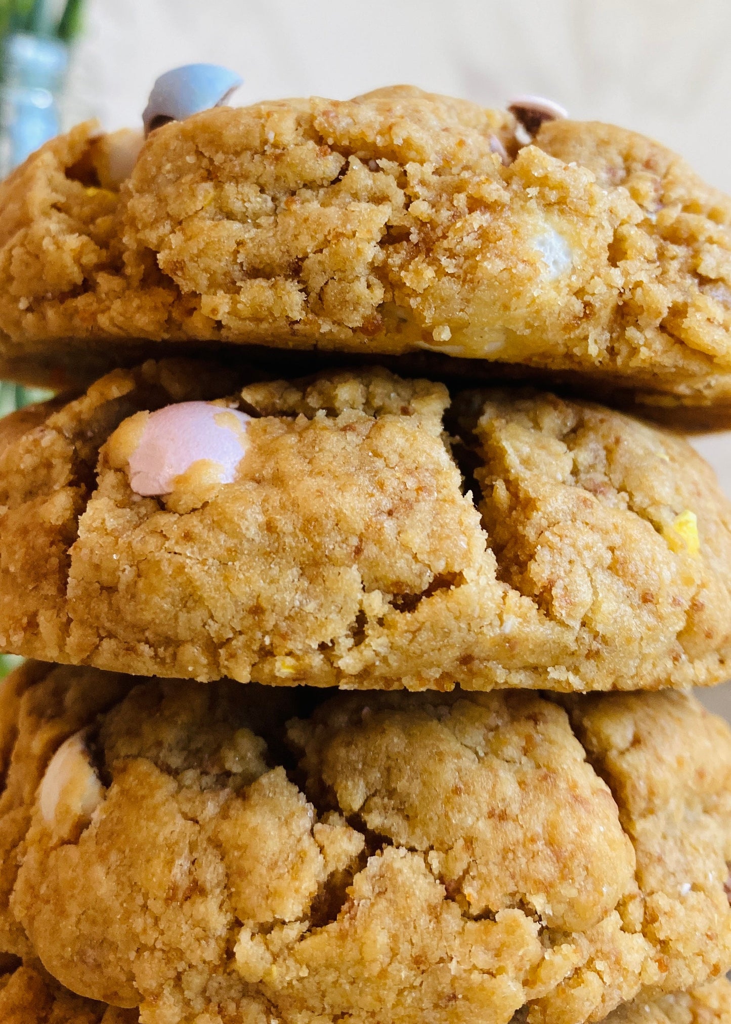 Salted Cadbury Egg Cookies