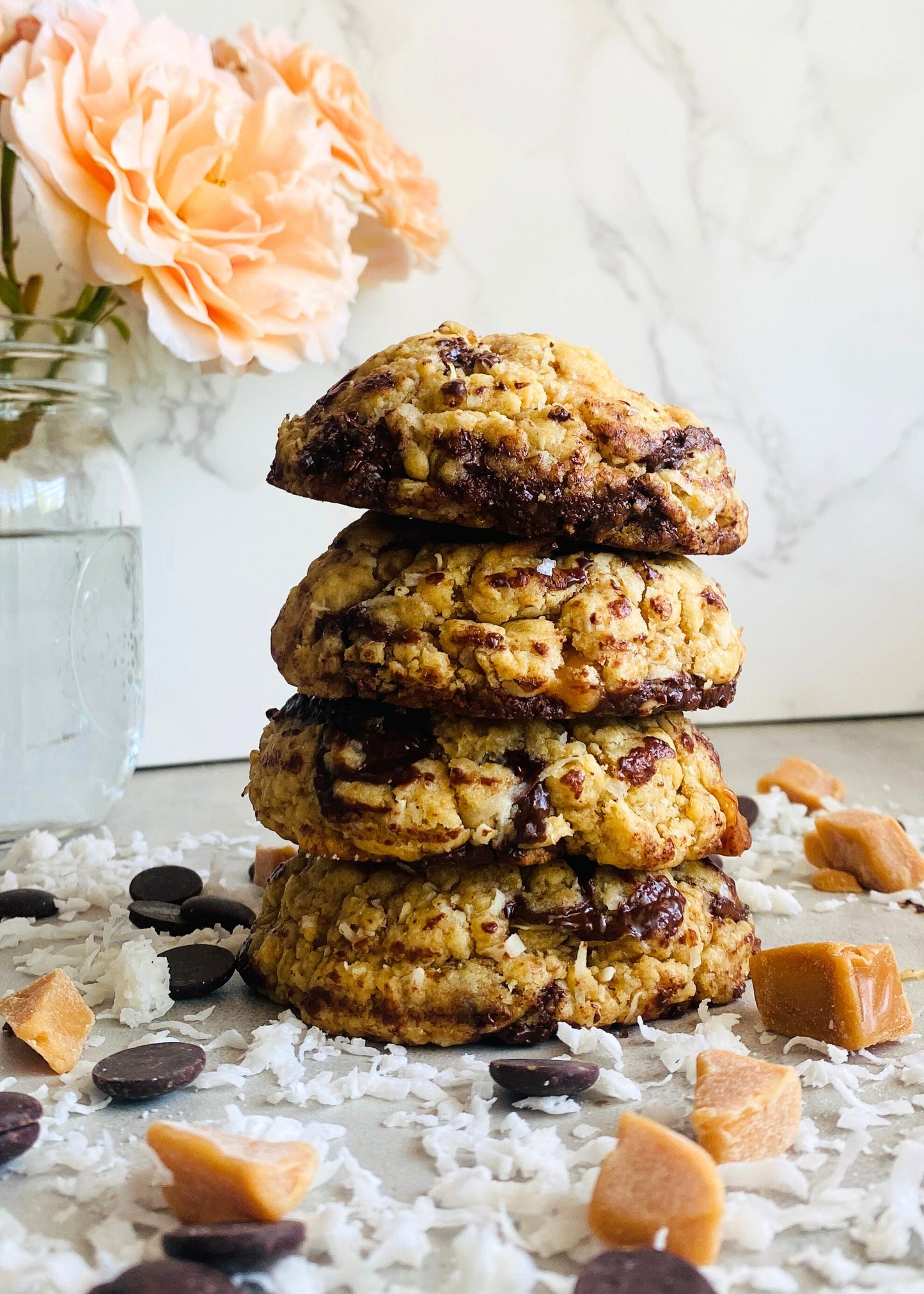Caramel Coconut Chocolate Chip Cookies
